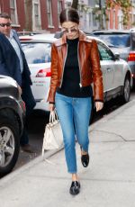 SELENA GOMEZ Out and About in New York 09/30/2017