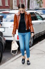 SELENA GOMEZ Out and About in New York 09/30/2017