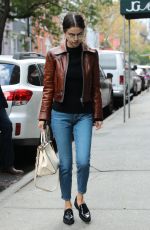 SELENA GOMEZ Out and About in New York 09/30/2017