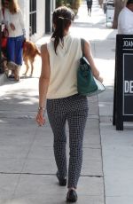 SELMA BLAIR Out with Her Dog in Los Angeles 09/20/2017