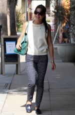 SELMA BLAIR Out with Her Dog in Los Angeles 09/20/2017