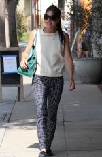 SELMA BLAIR Out with Her Dog in Los Angeles 09/20/2017