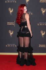 SHARNA BURGESS at Creative Arts Emmy Awards in Los Angeles 09/10/2017