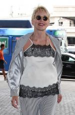 SHARON STONE at Los Angeles Iternational Airport 09/04/2017