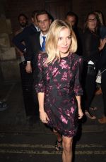 SIENNA MILLER Leaves Apollo Theatre in London 08/31/2017