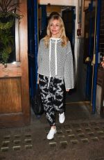 SIENNA MILLER Leaves Apollo Theatre in London 09/05/2017