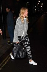 SIENNA MILLER Leaves Apollo Theatre in London 09/05/2017