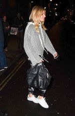 SIENNA MILLER Leaves Apollo Theatre in London 09/05/2017
