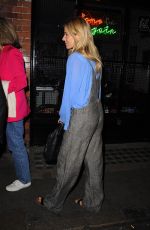 SIENNA MILLER Leaves Apollo Theatre in London 09/09/2017
