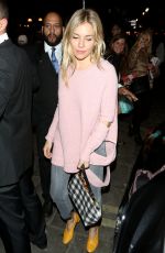 SIENNA MILLER Out and Aboout in London 09/28/2017