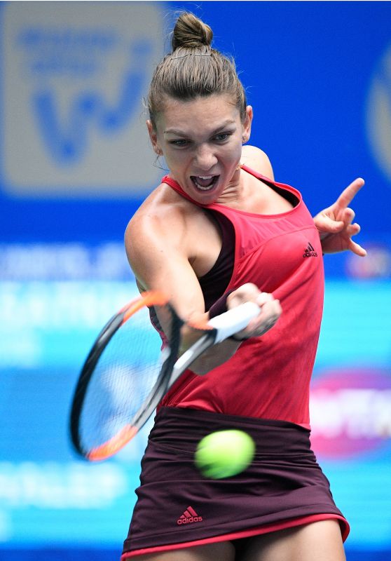 SIMONA HALEP at 2017 WTA Wuhan Open 09/26/2017