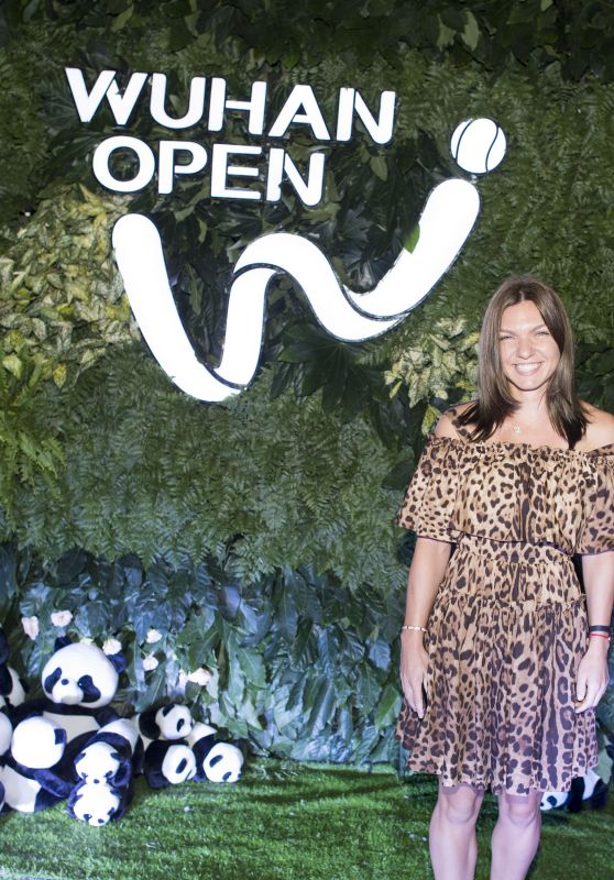 SIMONA HALEP at 2017 WTA Wuhan Open Player Party in Wuhan 09/23/2017