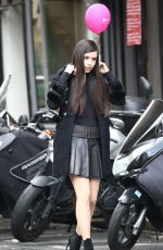 SOFIA CARSON on the Set of a Photoshoot in Paris 09/16/2017