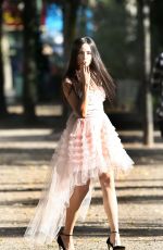 SOFIA CARSON on the Set of a Photoshoot in Paris 09/16/2017