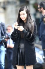 SOFIA CARSON on the Set of a Photoshoot in Paris 09/16/2017