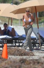 SOFIA RICHIE in Bikini Top at a Beach in Miami 09/21/2017