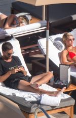 SOFIA RICHIE in Bikini Top at a Beach in Miami 09/23/2017