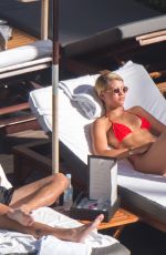 SOFIA RICHIE in Bikini Top at a Beach in Miami 09/23/2017