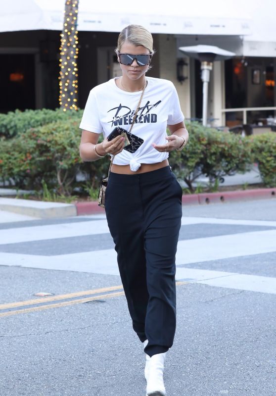 SOFIA RICHIE Out and About in Beverly Hills 09/27/2017