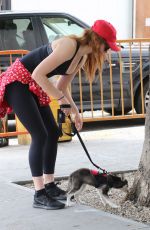 SOPHIE TURNER and Joe Jonas Out with Their Dog in New York 09/07/2017