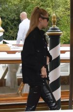 STELLA MAXWELL Arrives at Lido in Venice 09/05/2017