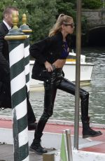 STELLA MAXWELL Arrives at Lido in Venice 09/05/2017