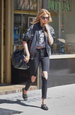 STELLA MAXWELL Out in New York 09/01/2017