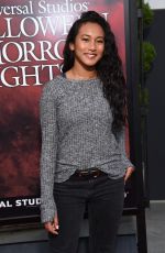 SYDNEY PARK at Halloween Horror Nights Opening Night in Hollywood 09/15/2017
