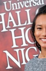 SYDNEY PARK at Halloween Horror Nights Opening Night in Hollywood 09/15/2017