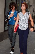 TATIANA MASLANY Arrives at Today Show in New York 09/21/2017