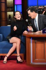 TATIANA MASLANY at Late Show with Stephen Colbert 09/22/2017