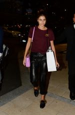 TAYLOR HILL Arrives at Her Hotel in Milan 09/20/2017
