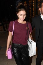 TAYLOR HILL Arrives at Her Hotel in Milan 09/20/2017