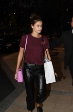 TAYLOR HILL Arrives at Her Hotel in Milan 09/20/2017