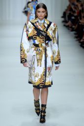 TAYLOR HILL at Versace Fashion Show at Milan Fashion Week