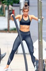 TAYLOR MARIE HILL Working Out in New York 09/11/2017
