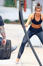 TAYLOR MARIE HILL Working Out in New York 09/11/2017