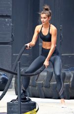 TAYLOR MARIE HILL Working Out in New York 09/11/2017