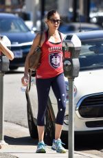 TERI HATCHER in Leggings Out in Los Angeles 09/29/2017