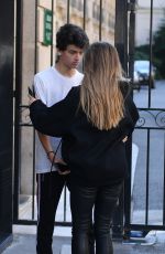 THYLANE BLONDEAU Out and About in Paris 09/29/2017