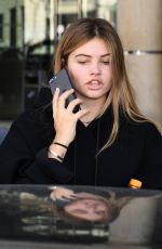 THYLANE BLONDEAU Out and About in Paris 09/29/2017