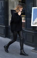 THYLANE BLONDEAU Out and About in Paris 09/29/2017