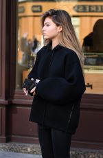 THYLANE BLONDEAU Out and About in Paris 09/29/2017