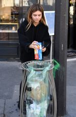 THYLANE BLONDEAU Out and About in Paris 09/29/2017