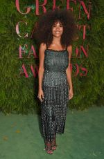 TINA KUNAKEY at Green Carpet Fashion Awards in Milan 09/24/2017