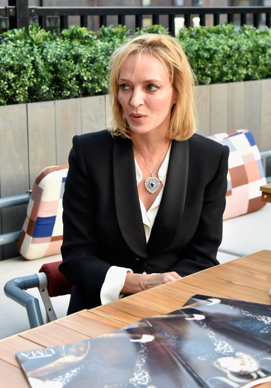 UMA THURMAN at Dujour