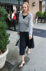 UMA THURMAN Leaves Bowery Hotel in New York 09/14/2017