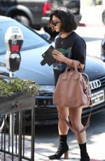 VANESSA HUDGENS Arrives at a Spa in West Hollywood 09/05/2017