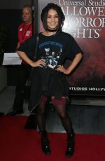 VANESSA HUDGENS at Halloween Horror Nights Opening Night in Hollywood 09/15/2017