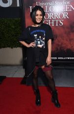 VANESSA HUDGENS at Halloween Horror Nights Opening Night in Hollywood 09/15/2017